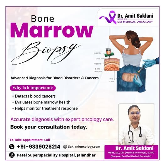 Bone Marrow Biopsy in Jalandhar | Expert Diagnosis by Dr. Amit Saklani